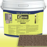 Цветная декоративная затирка Prime Grout, светло-коричневая, 6 кг