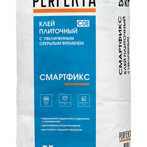 Клей плиточный с увеличенным открытым временем Смартфикс C0 E