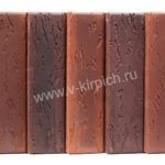 Кирпич лицевой керамический одинарный с утолщенной стенкой МИКС антик-кортен руст М150