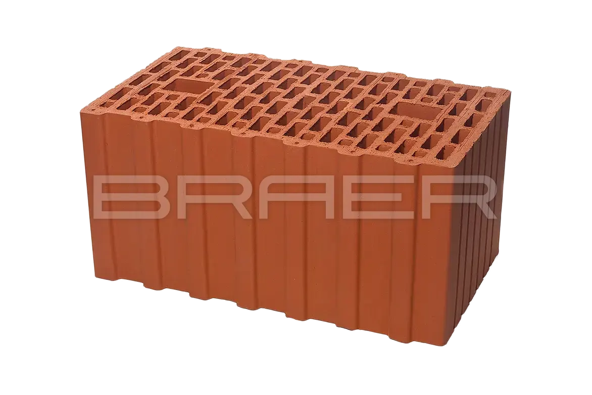 Керамические блоки BRAER Ceramic Thermo 12.4 НФ (Крупноформатный поризованный блок 44)
