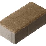 Тротуарная плитка Брусчатка 200×100х60 Стандарт Горчичный