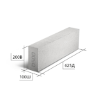 Блок D500 B3,5 F100 625х100х250 газобетонный перегородочный — изображение 2