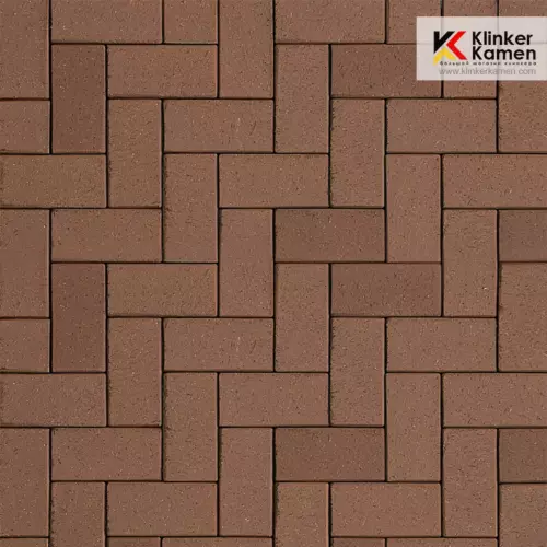 Клинкерная брусчатка ABC Schwarz Braun 200x100x20 мм