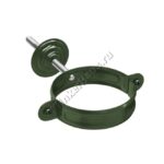 Хомут держатель трубы Aquasystem D90 мм, GreenCoat Pural BT, RR 11 (зеленый)