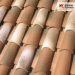Керамическая черепица La Escandella Curved Roof Tile T5V Galia 215×500 мм