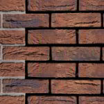 Плитка ручной формовки Engels Limburgs oranje bont, DF 215x25x65 мм