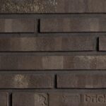 Минеральная плитка ручной формовки REAL BRICK Махагон Базовый, 0.5 Ригель 440x50x20 мм
