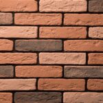 Гипсовая плитка под кирпич Air Stone Токио А01.40, оранжевая