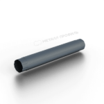 Труба соединительная МЕТАЛЛ ПРОФИЛЬ  Freeze D100х1000 Grey