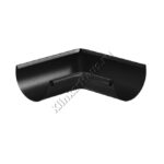 Угол 90 гр внутренний Aquasystem D125 мм, GreenCoat Pural BT matt, RR 33 (черный)