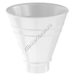 Воронка водосборная круглая Aquasystem D100 мм, GreenCoat Pural BT, RR 20 (белый)