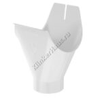 Воронка желоба Aquasystem D125 мм, GreenCoat Pural BT, RR 20 (белый)