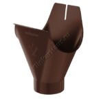 Воронка желоба Aquasystem D150 мм, GreenCoat Pural BT matt, RAL 8017 (коричневый)