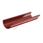 Желоб водосточный 3м Aquasystem D125 мм, GreenCoat Pural BT, RR 29 (красный)